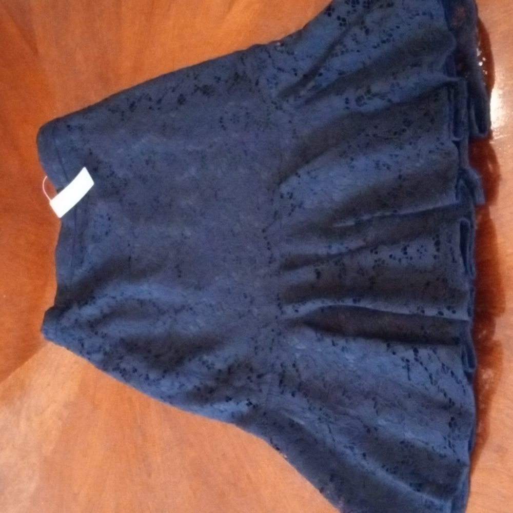 Black lace J Crew skirt 00